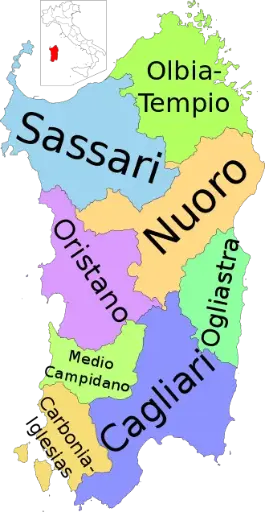 Sardegna - Servizio a domicilio Provincia: Medio Campitano